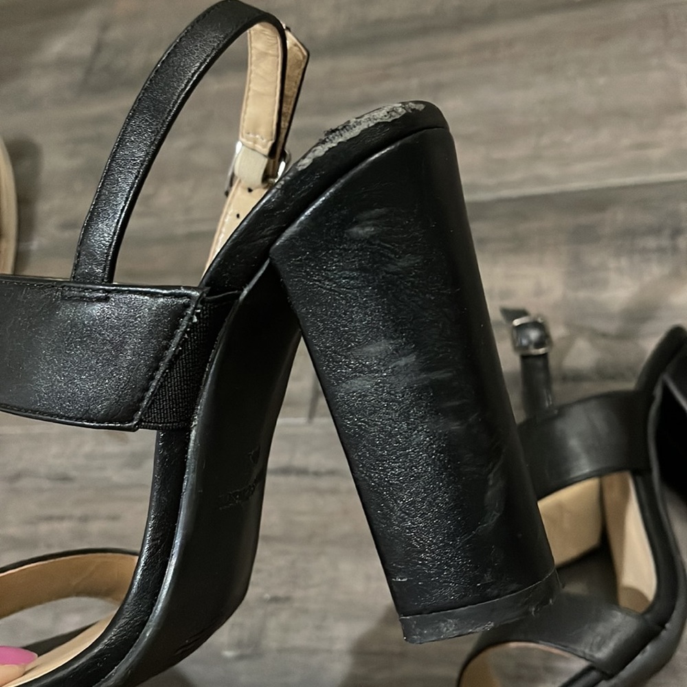 Black Block Heels - Picture 8 of 8